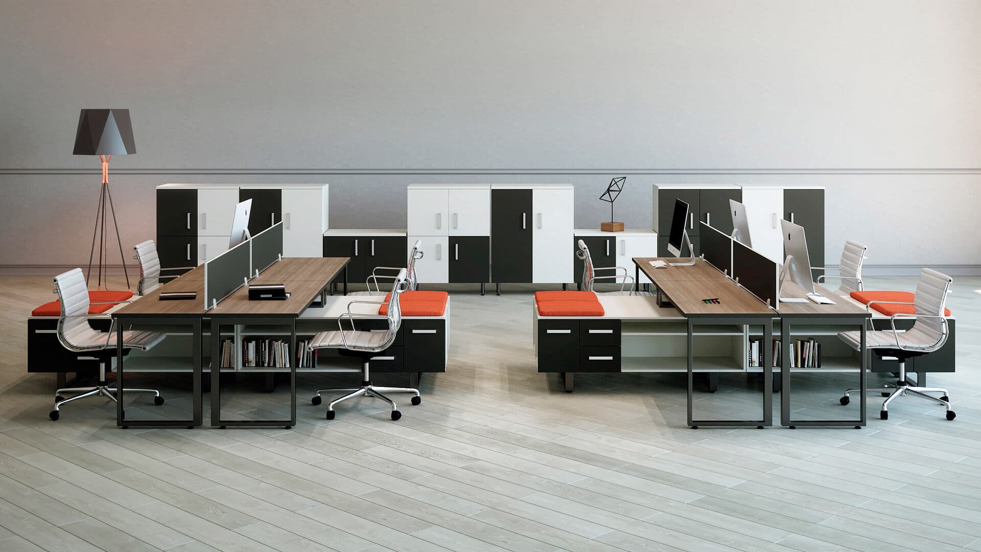 SQUARE CREDENZA